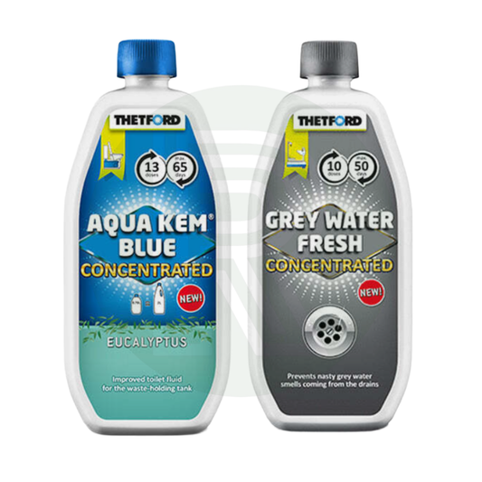 Thetford Aqua Kem Blue & Grey Water Tank Fresh Duo Pack