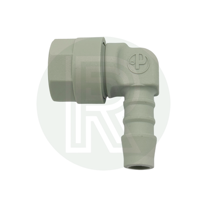 Truma elbow fitting with O-ring seal for water heater connection