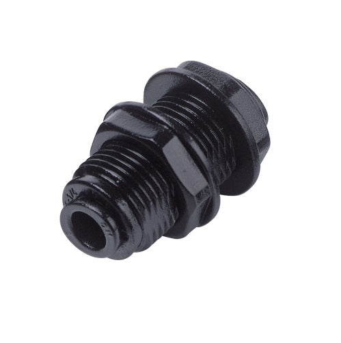 12mm Pushfit Bulkhead Fitting Female/Female