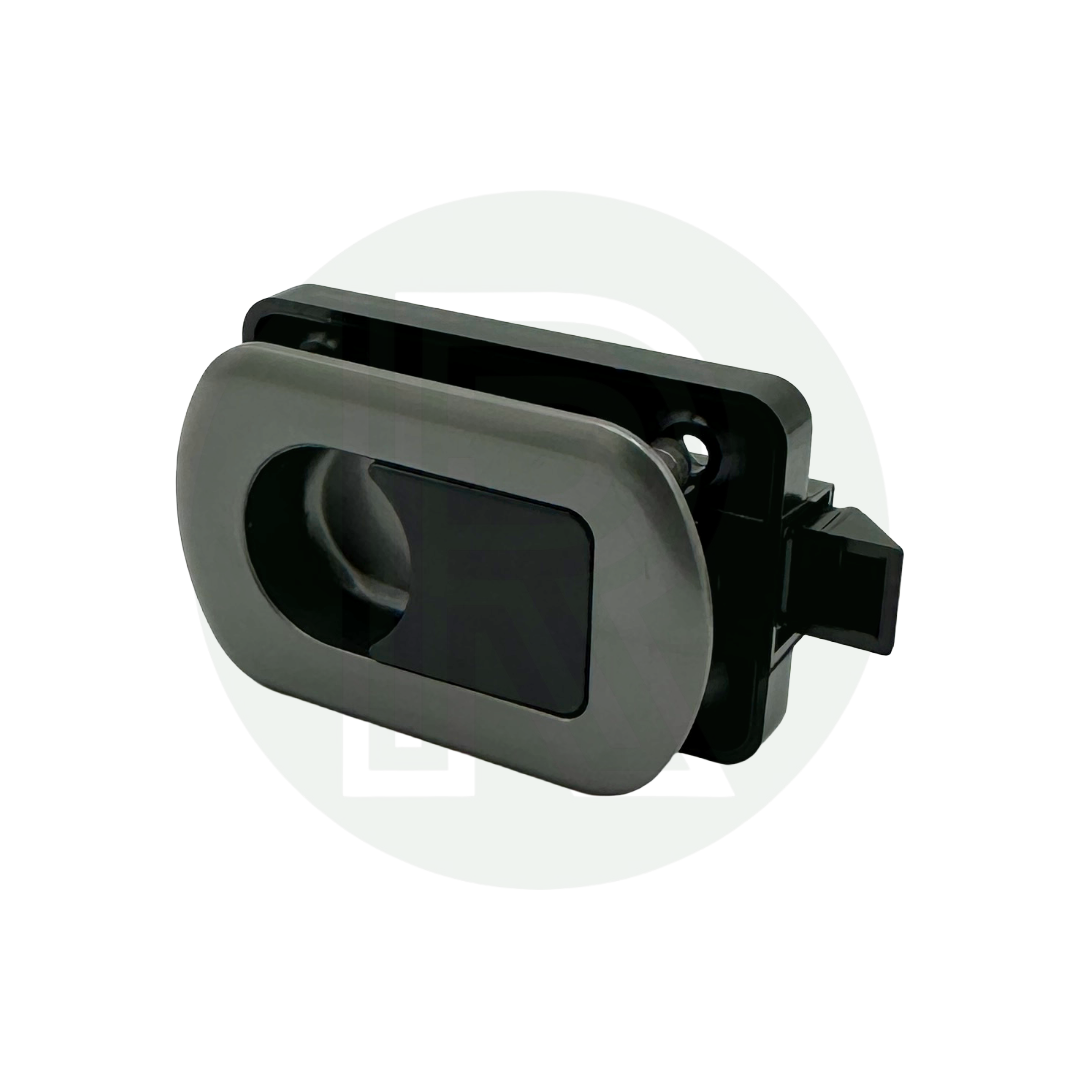 Princess Flush Door Catch/Latch - Gunmetal