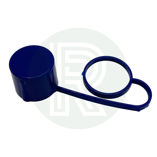 28mm Detachable/Replacement Drain Tap Cap - Blue