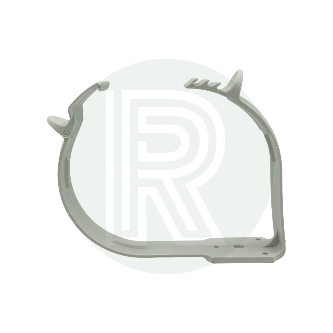Truma ducting clip showing barbed teeth and loop design