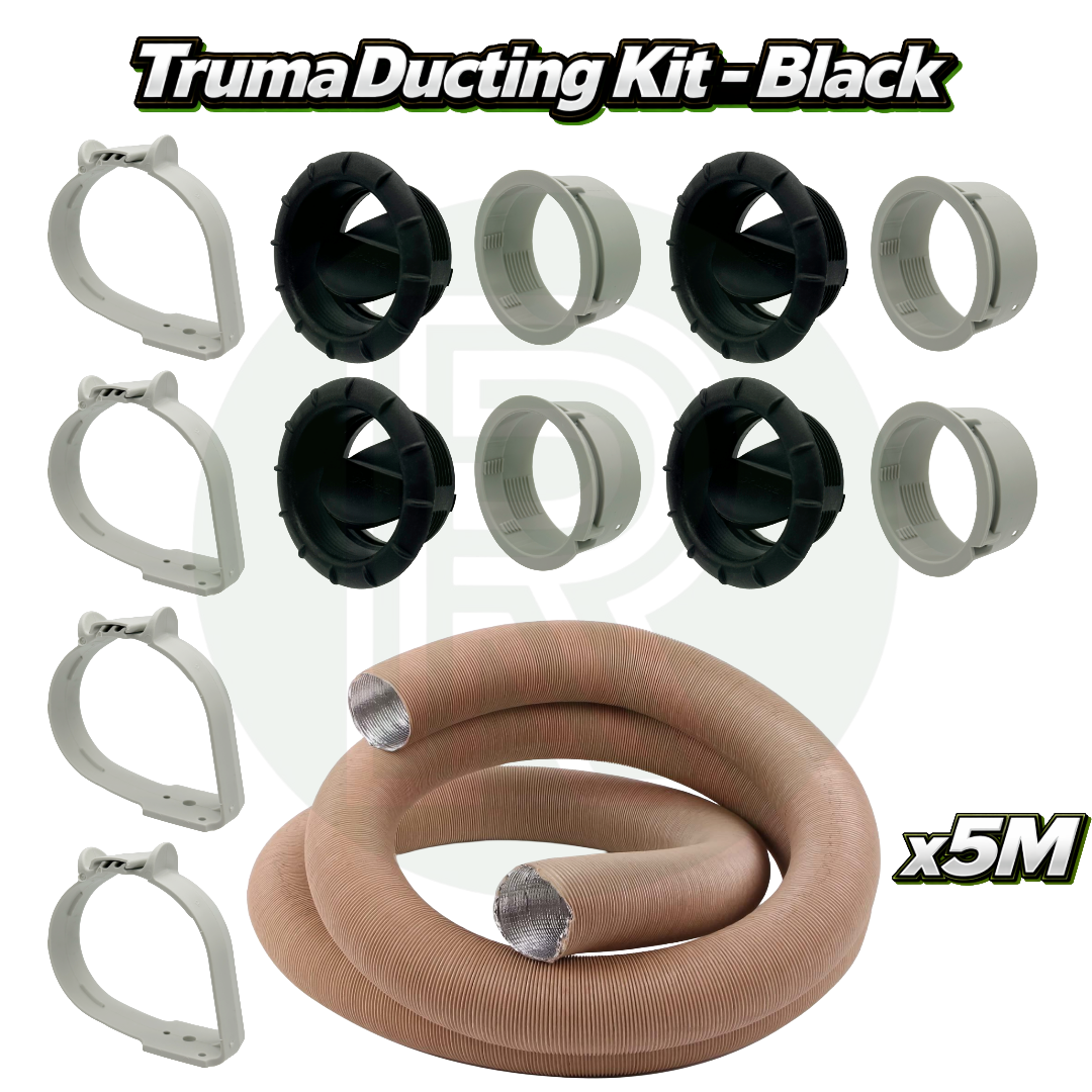 Truma Combi ducting kit with 65mm warm air pipe vents clips and fittings