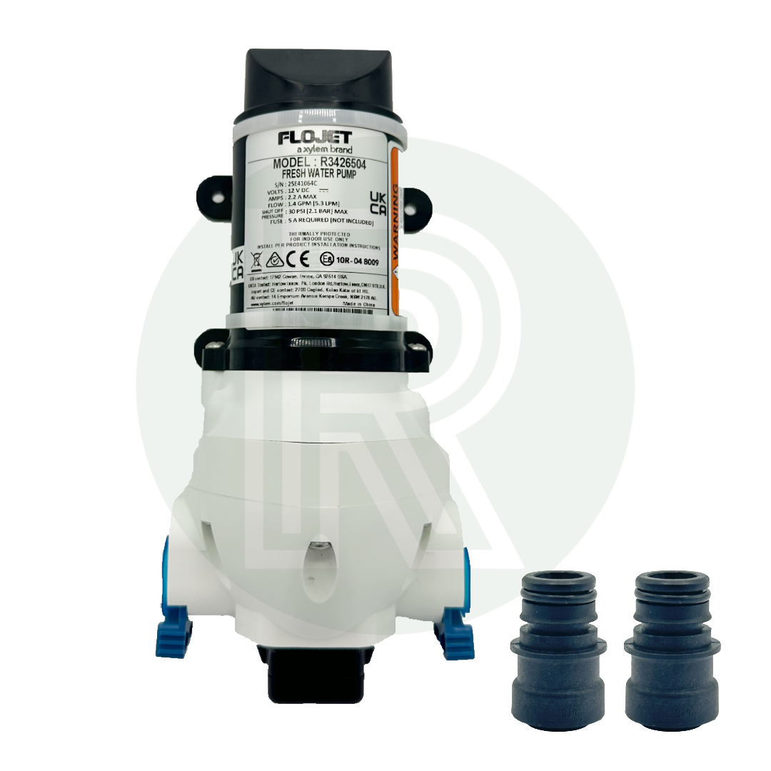 12v Flojet Water Pump 2.1Bar/30psi/5.3LtrMin