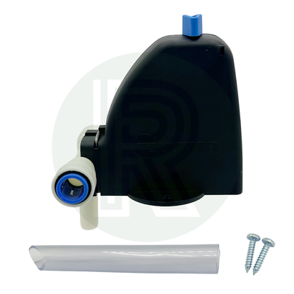 Truma safety drain valve showing hose connection and fittings