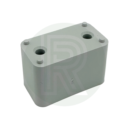 Gas Bottle Floor Holder & Wall Bracket/Spacer/Strap - Grey