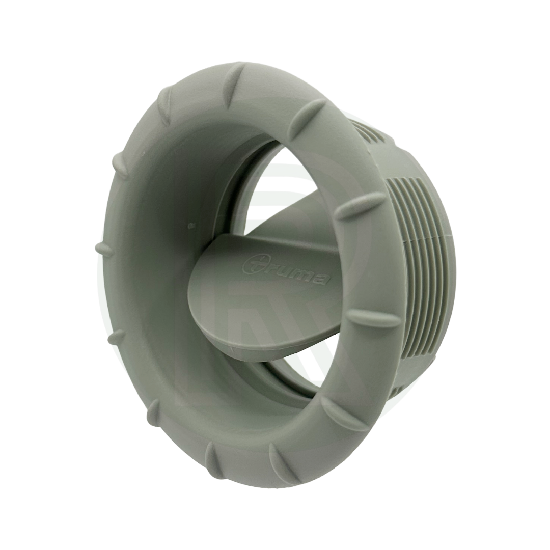 Truma 65mm grey air vent outlet low profile butterfly heating vent