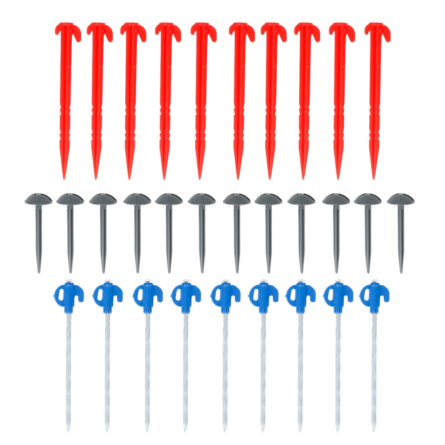 33pcs Pegs and Mallet Kit