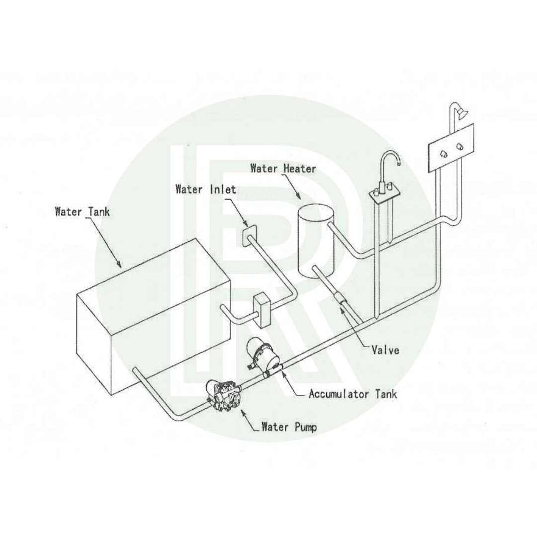 Liberty Max Water Pump Accumulator Expansion Tank Caravan Campervan