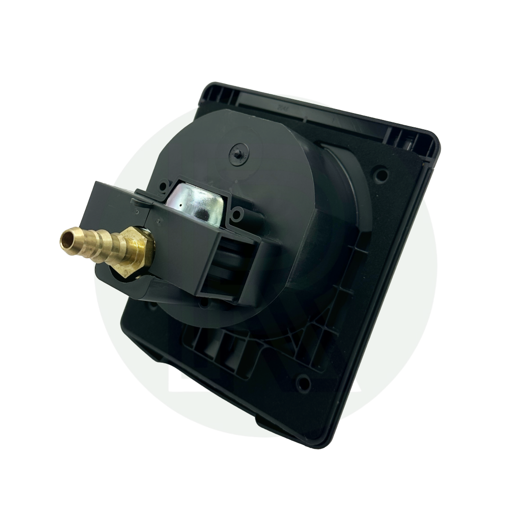 FAWO Mains Water Filler Inlet with Magnetic Flap - Black