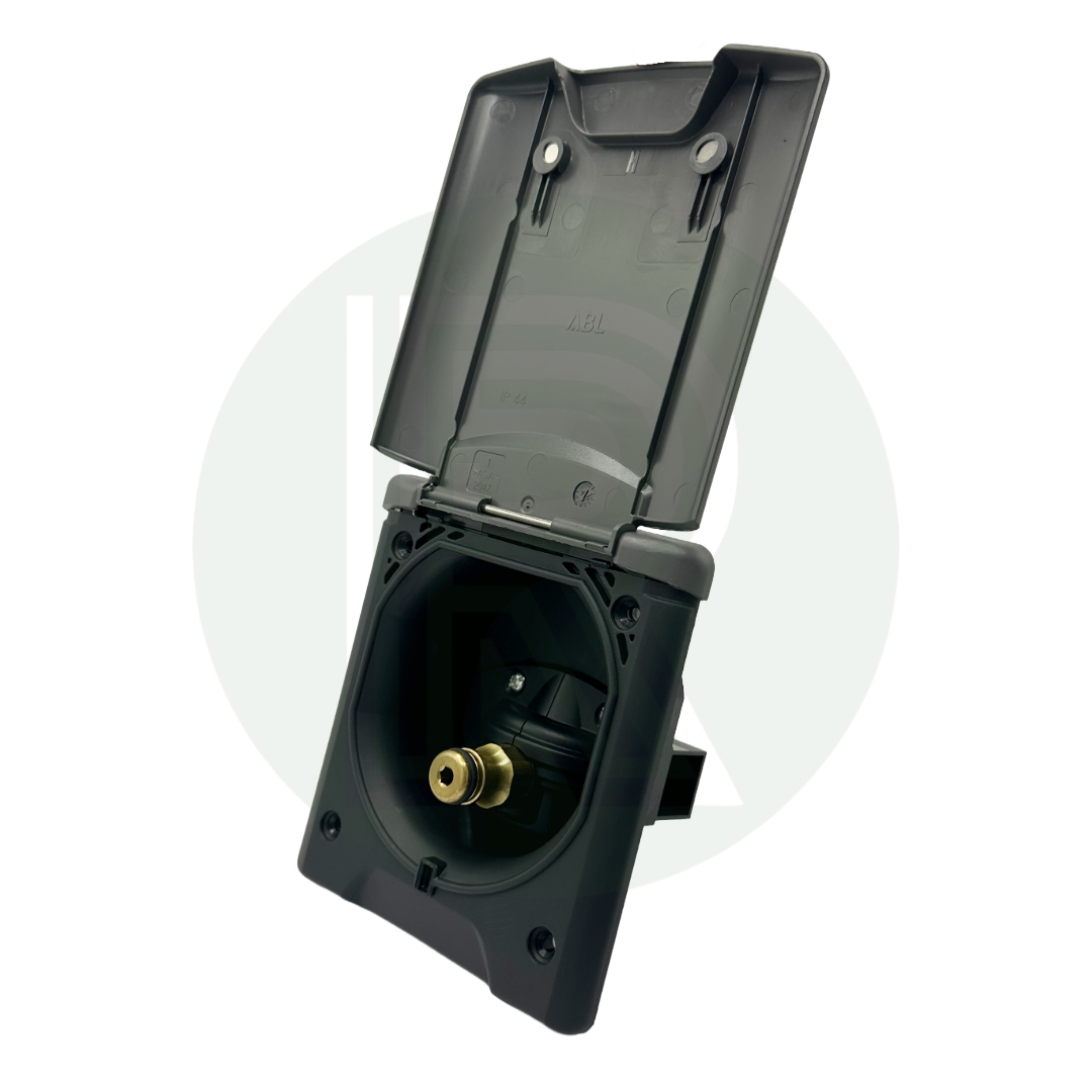 FAWO Mains Water Filler Inlet with Magnetic Flap - Grey