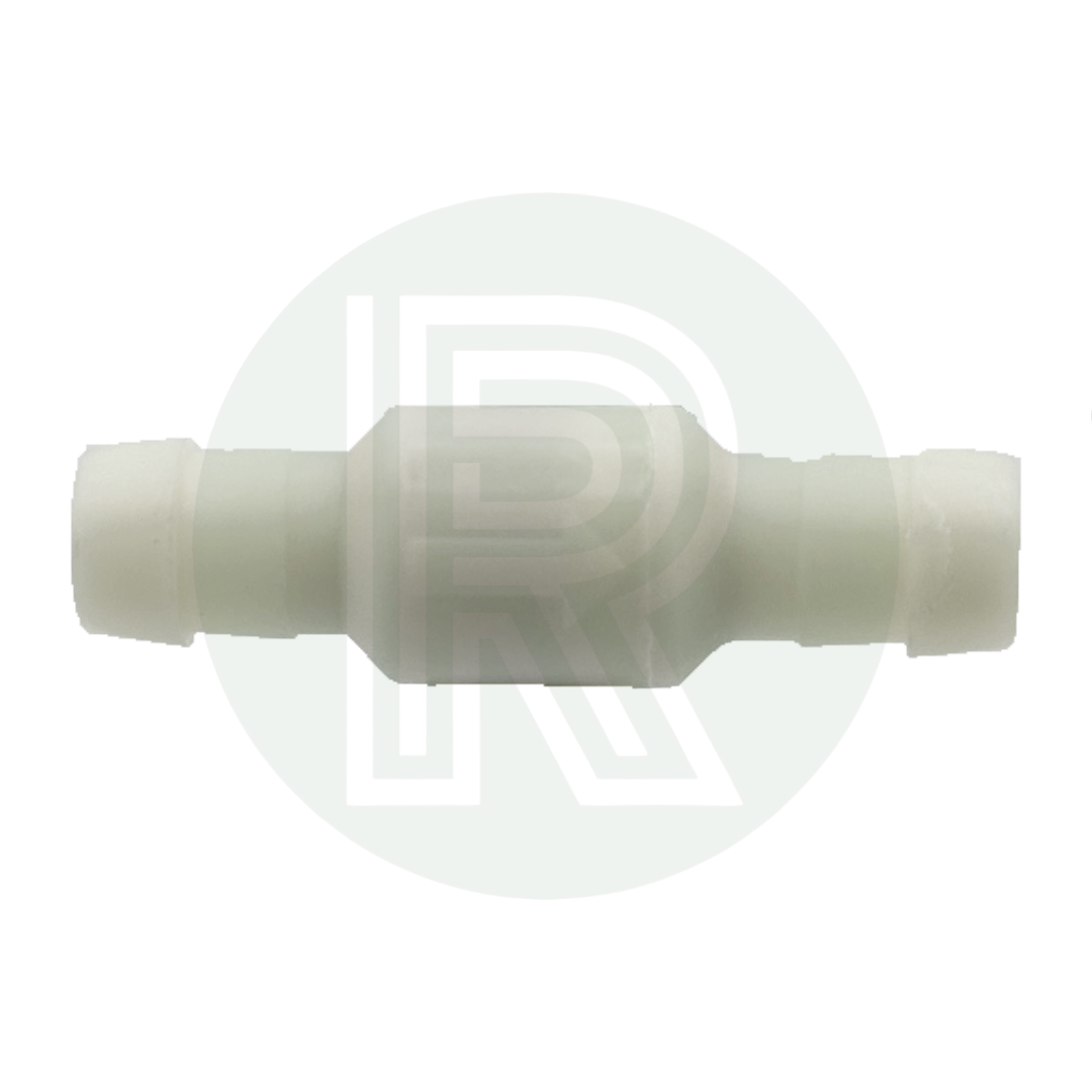 10mm hose non return valve showing flow direction design