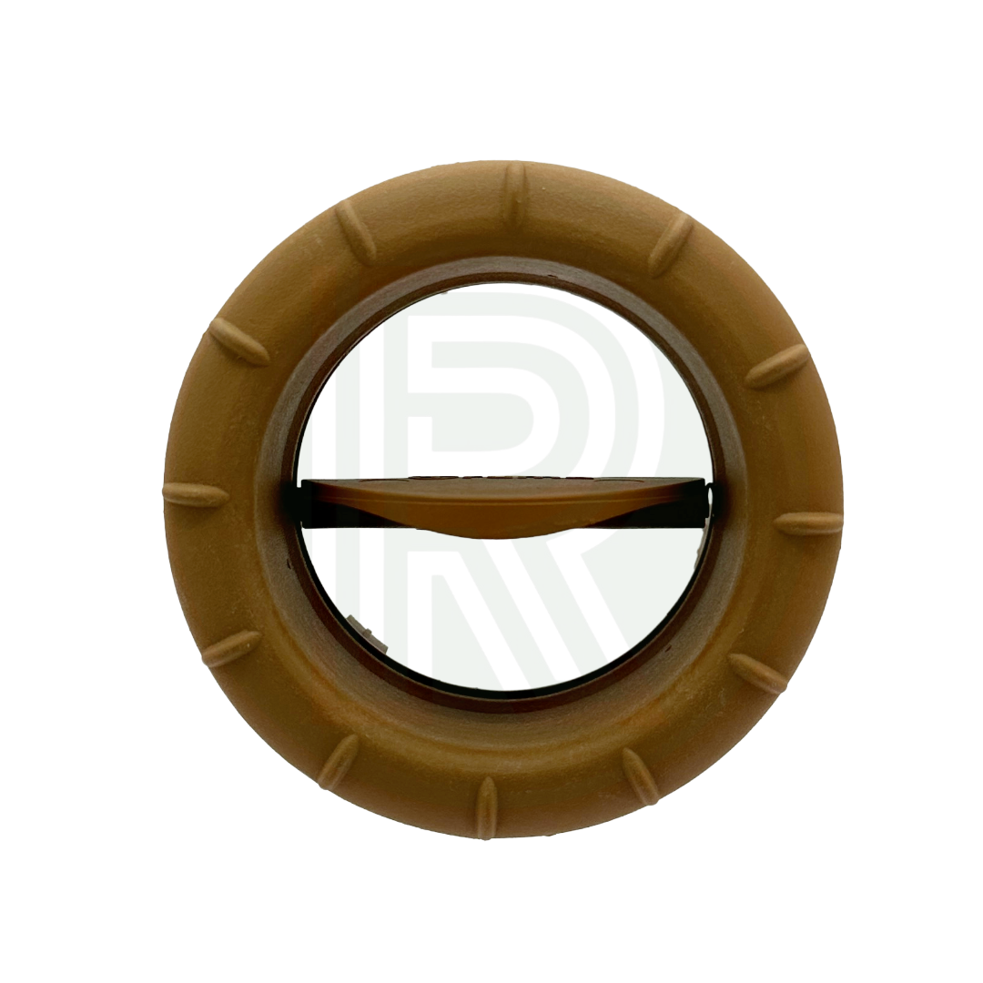 Truma olive brown air vent outlet showing butterfly flap control