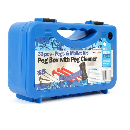 33pcs Pegs and Mallet Kit