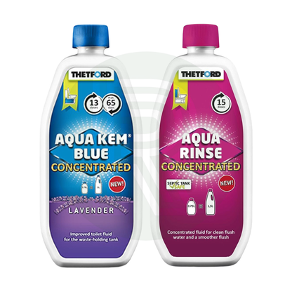 Thetford Aqua Kem Blue & Aqua Rinse Pink  Duo Pack
