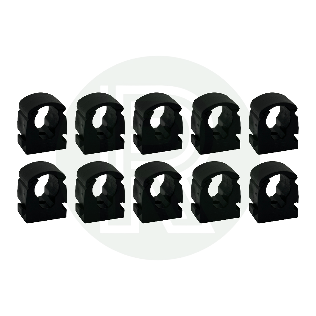 12mm Pipe Retainer Clips For John Guest Pipe - Black