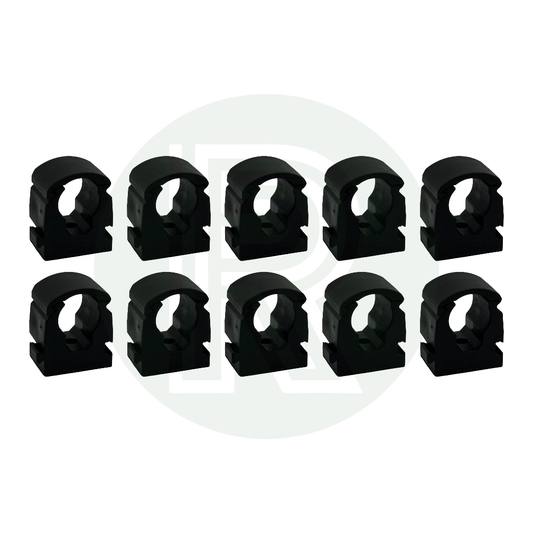 12mm Pipe Retainer Clips For John Guest Pipe - Black
