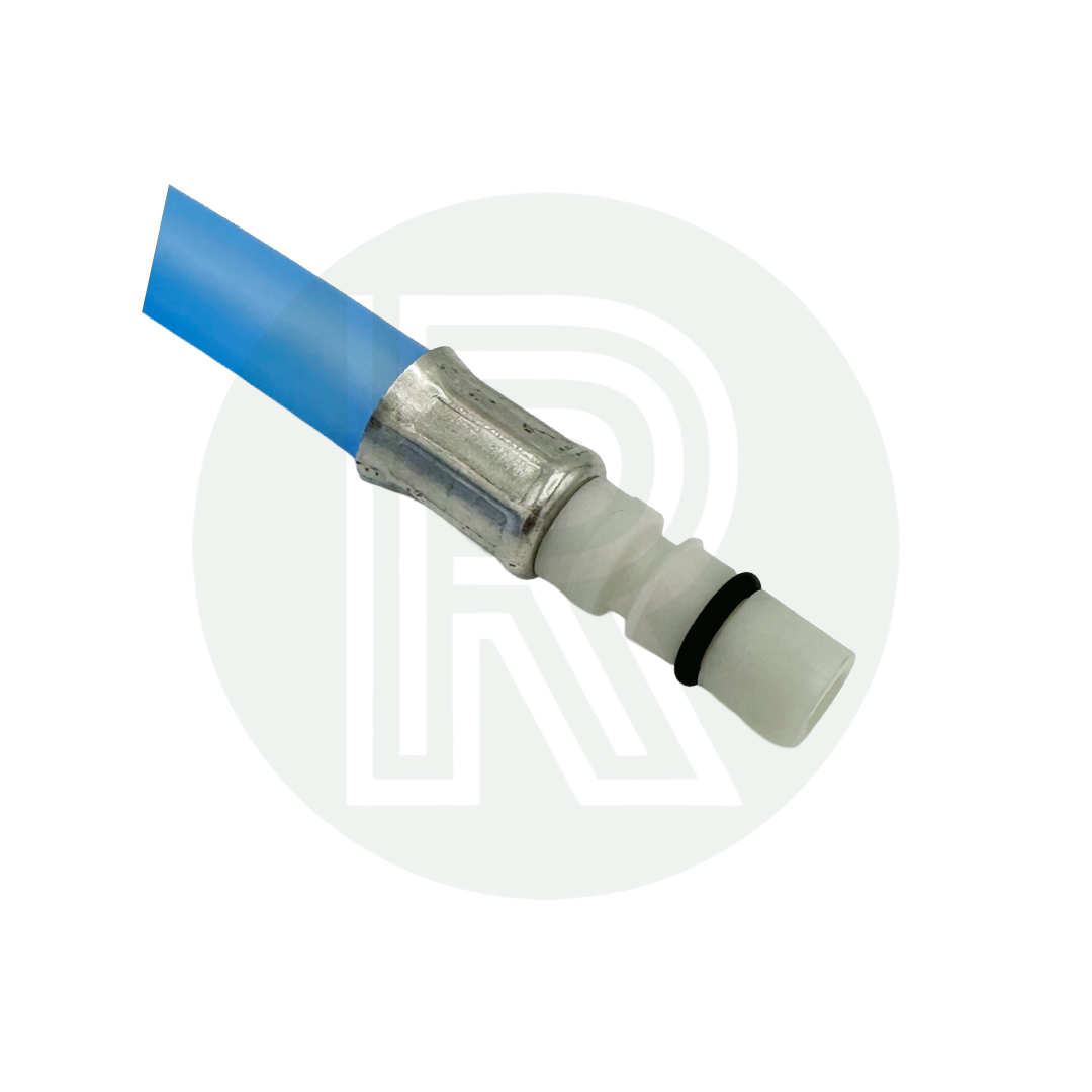 Reich 300mm Blue Tap Tail Connector with 12mm Push Fit End