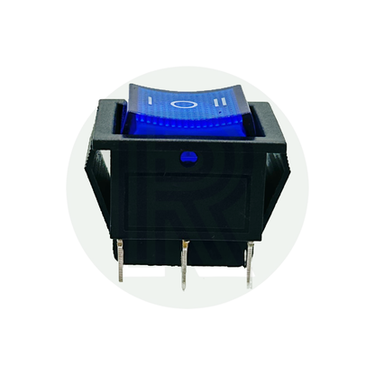 12v Reverse Polarity Switch-Rocker-Blue