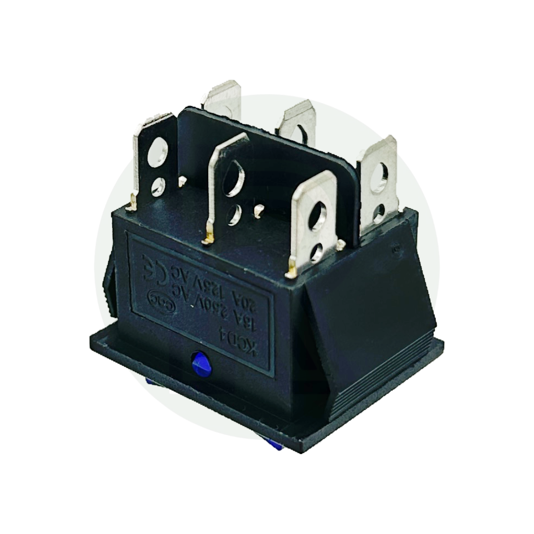 12v Reverse Polarity Switch-Rocker-Blue