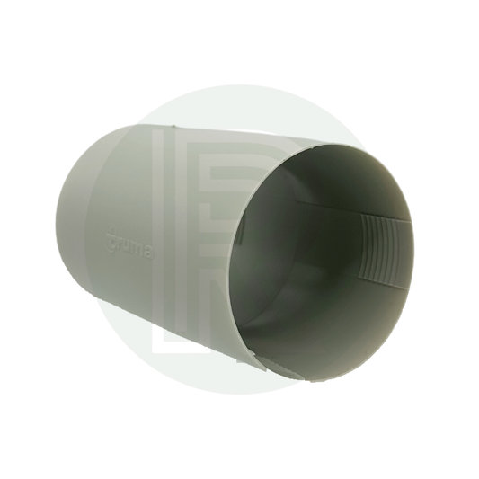 Truma 65mm ducting connector straight coupler female socket 65mm ducting connector showing internal retaining edges