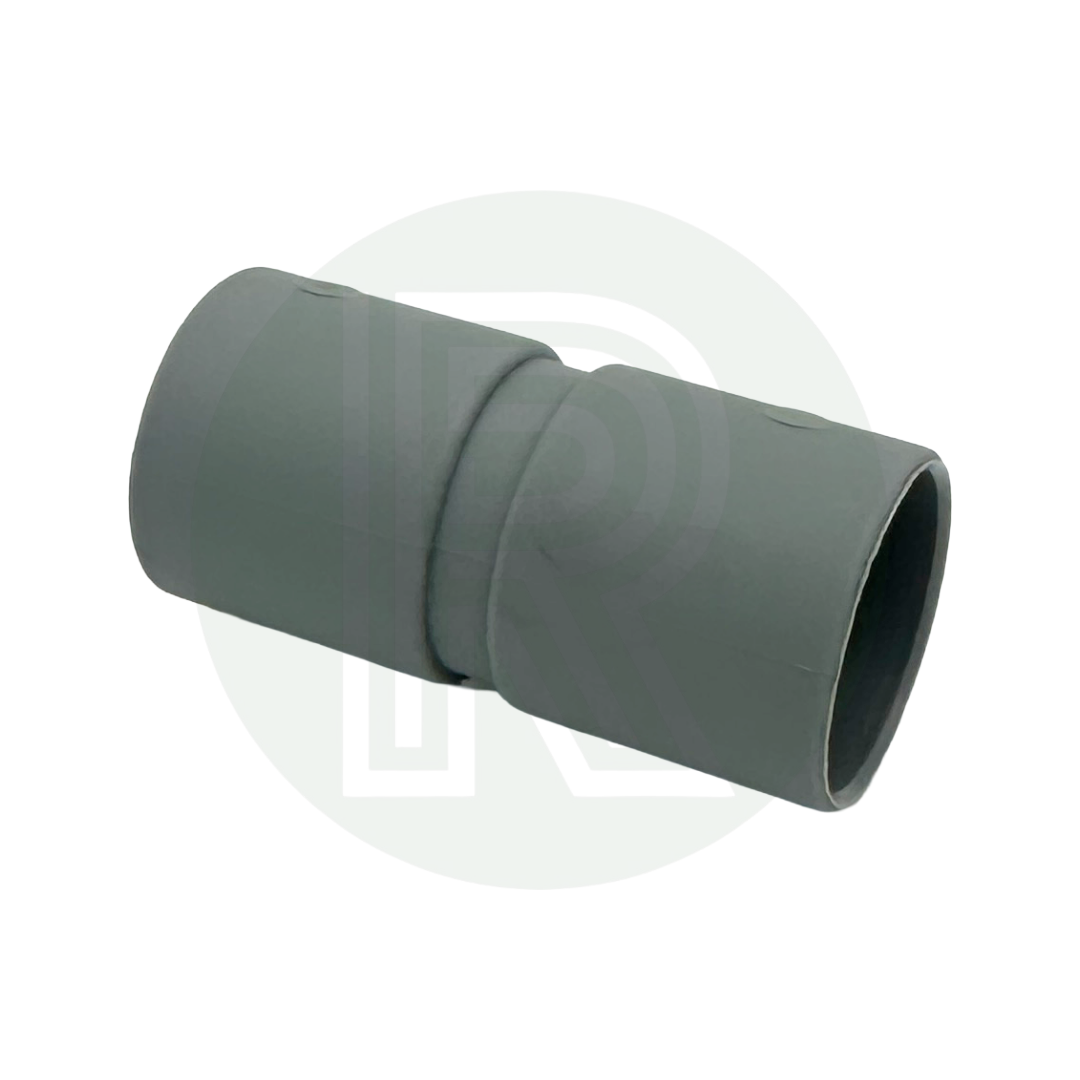 28mm Push Fit Grey Straight Waste Pipe Connector