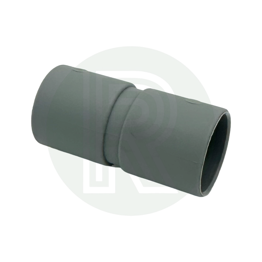 28mm Push Fit Grey Straight Waste Pipe Connector