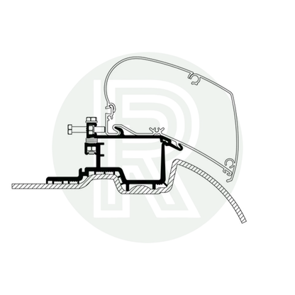 Thule Omnistor 6300 3.75m White Awning Pack+Adapter for Peugeot Boxer L3H2 2006+