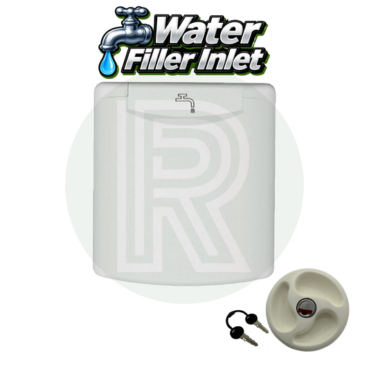 Lockable Water Filler Inlet with Keys for Topfill Water Tank Kit and Campervan Fresh Water Installation