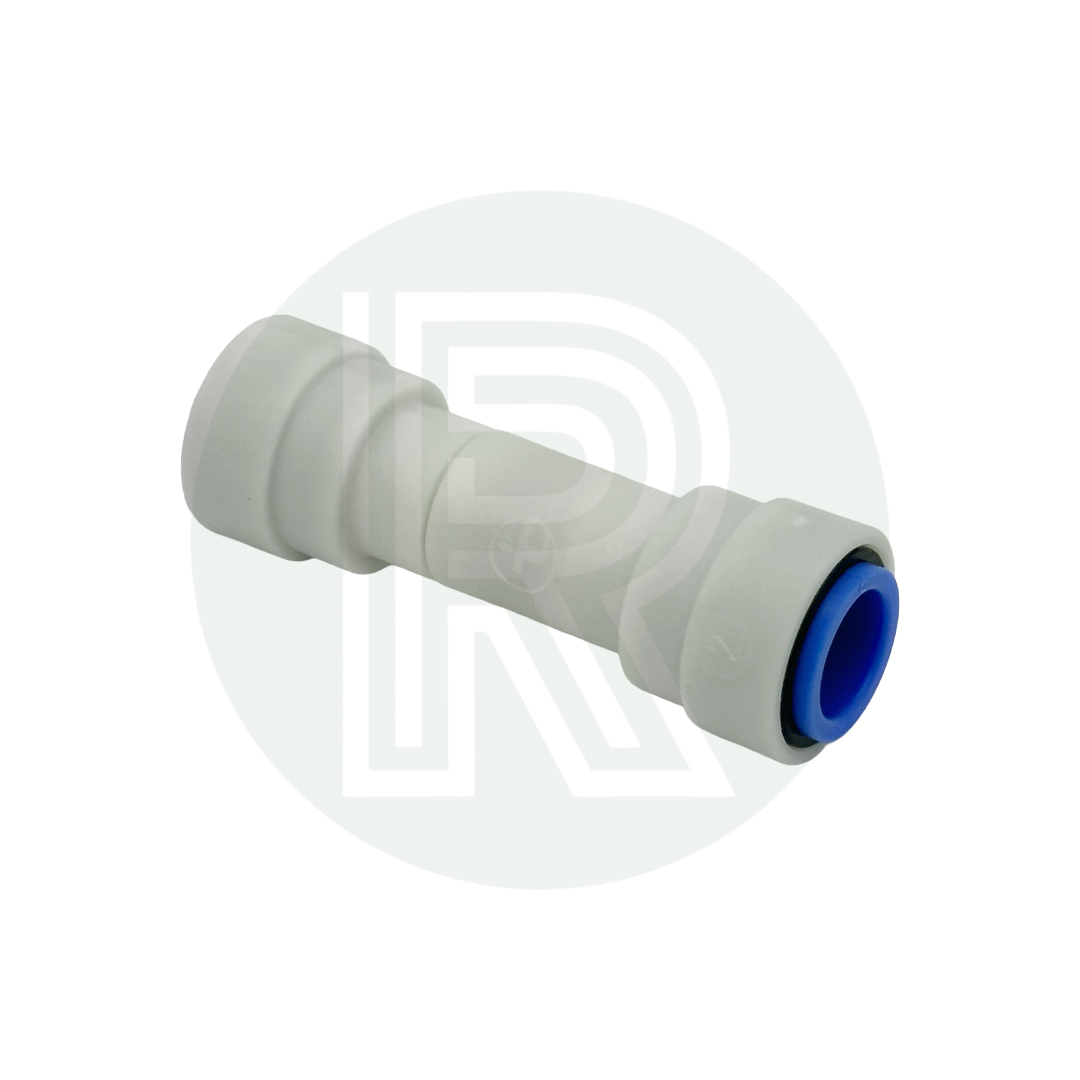 12mm pushfit non return valve showing inline installation design