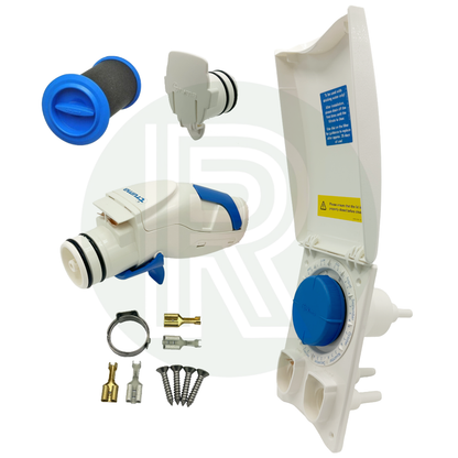 Complete Truma Ultraflow conversion kit with housing filter and fittings