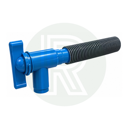 28.5mm Fresh Water Drainage Tap/Outlet Blue