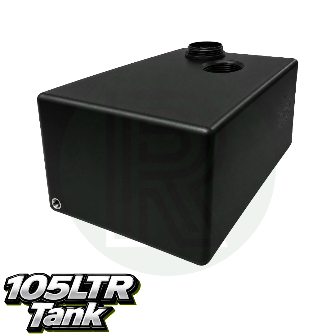 105ltr Black Flat Water Tank
