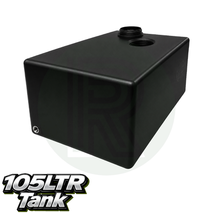 105ltr Black Flat Water Tank