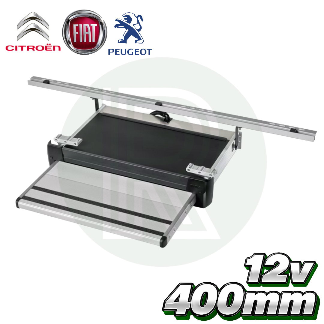Thule Omnistep G2 400mm 12v Slide Out + Fitting Kit For Ducato Boxer Relay 2007+