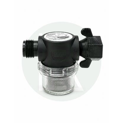 Shurflo/Fiamma/Seaflo pump filter/strainer 1/2"BSP Male Inlet - 1/2"BSP Swivel Outlet