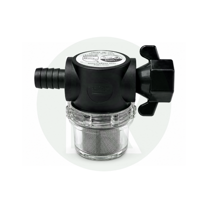 Shurflo/Fiamma/Seaflo pump filter/strainer 1/2" Barb Male Inlet-1/2" BSP Swivel Outlet