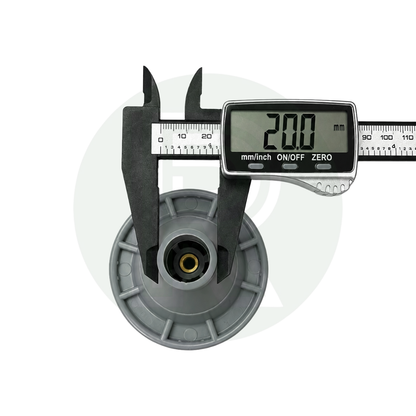 Push Fit Grey Angled Sink Waste Fitting 1.3/4" (45mm) - 3/4" (20mm)