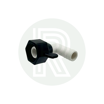 1/2" BSP Female to 1/2" (12mm) Barb Male Elbow Connector