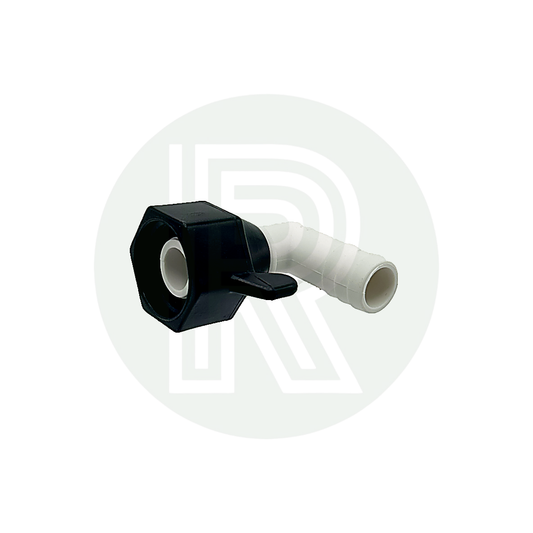 1/2" BSP Female to 1/2" (12mm) Barb Male Elbow Connector