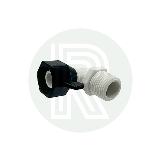 1/2"BSP Female to 1/2"BSP Male Elbow Connector