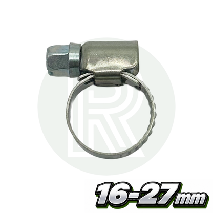 Stainless Steel Hose Clip - 16 to 27mm (Each)