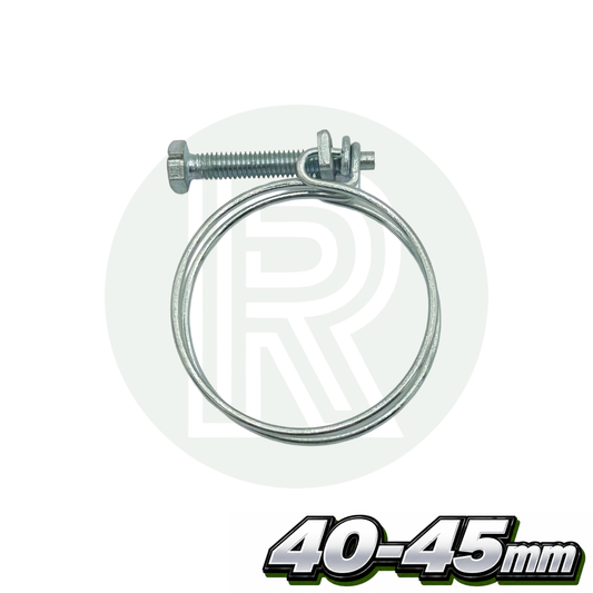 Double Wire Hose Clip - 40-45mm (Each)