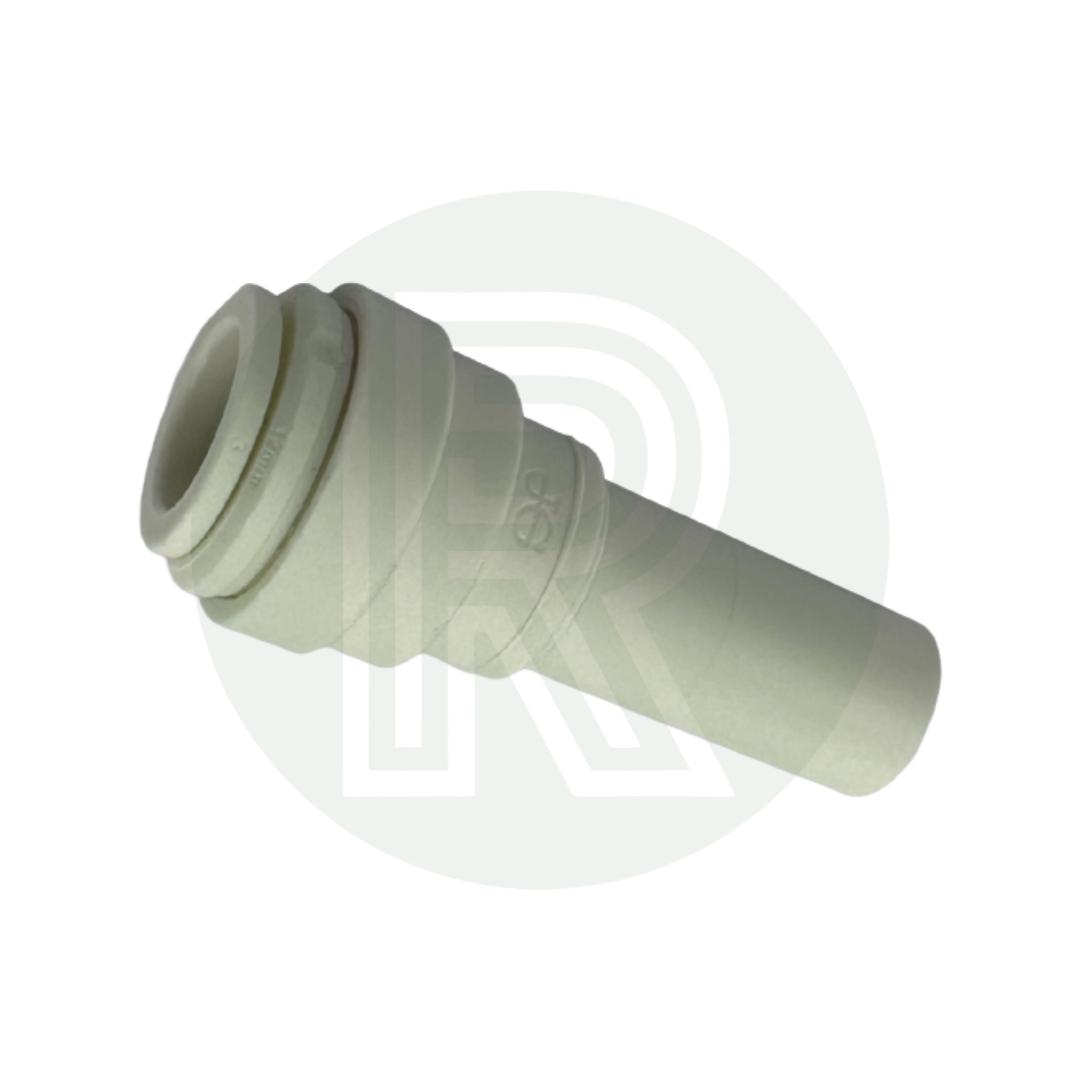 John Guest 12mm Push-fit Female to 15mm Male Stem