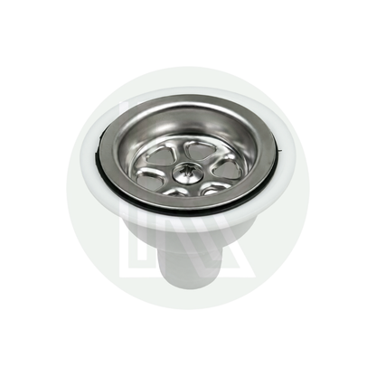 Dometic SMEV Sink Waste/Strainer & Plug-White-Straight-20mm Pipe