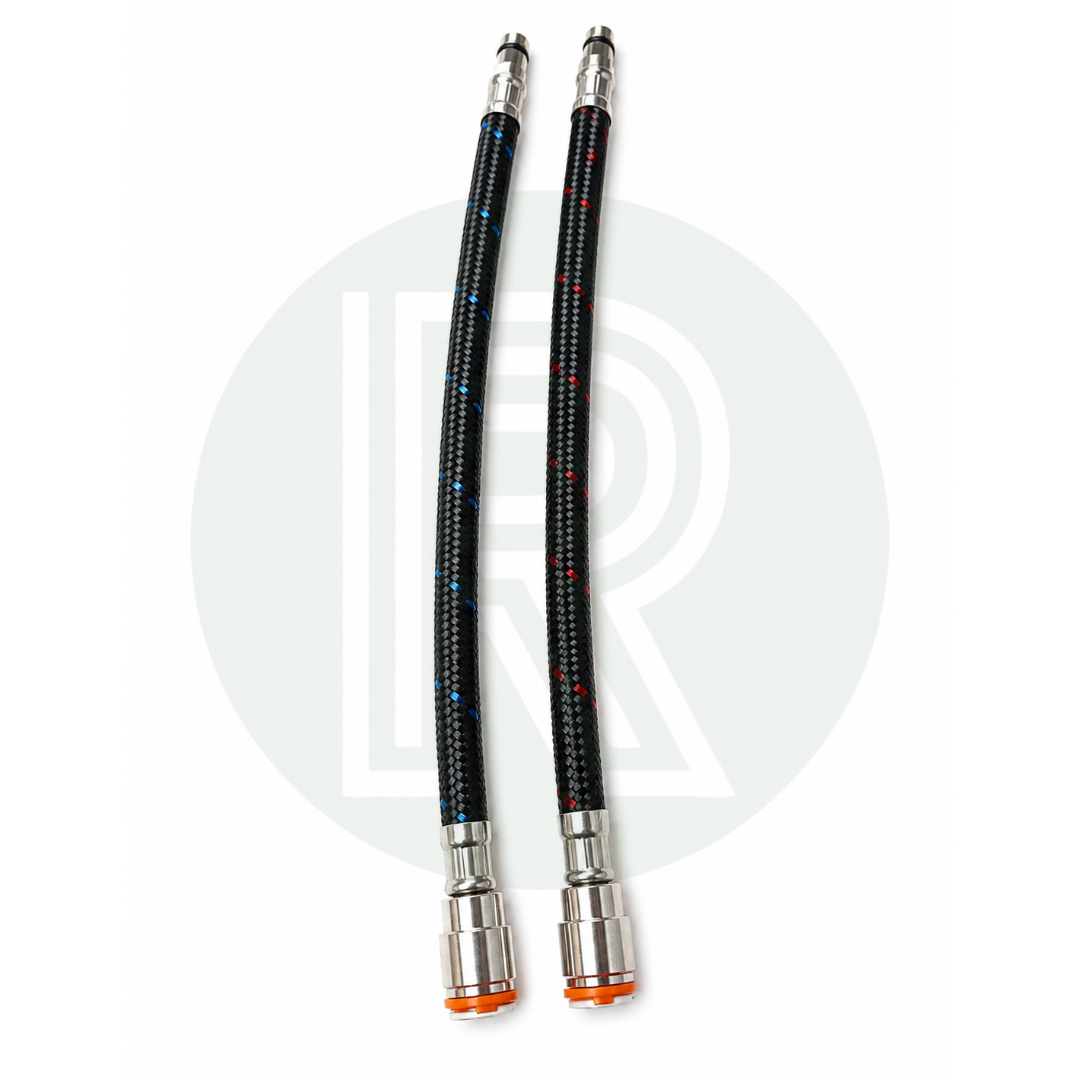 Caraflo 350mm Flexi Tap Hose Tails - 12mm Female Pushfit