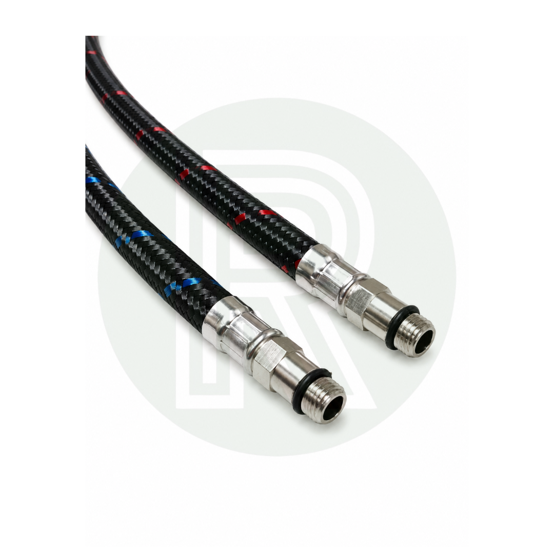 Caraflo 350mm Flexi Tap Hose Tails - 12mm Female Pushfit