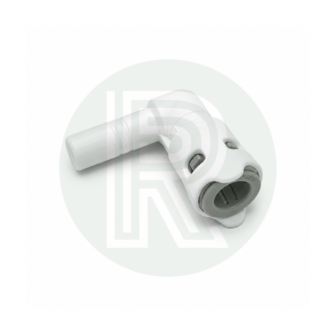 Whale 12mm Pushfit Stem Elbow Connector