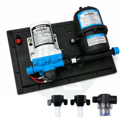 12V Water Pump & Accumulator Set 10L 30PSI