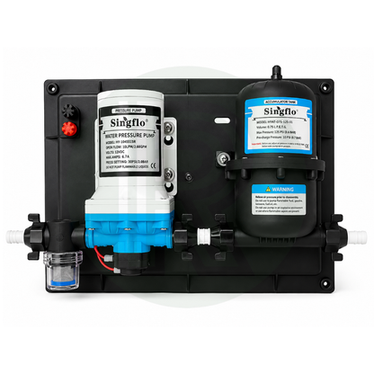 12V Water Pump & Accumulator Set 10L 30PSI